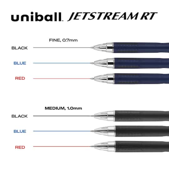 uniball™ Jetstream RT 1.0mm Ballpoint Pens, 2ct.